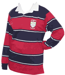 FR80 Long Sleeved Stripe Rugby Shirt